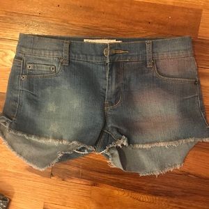 Vintage Havana faded American flag shorts